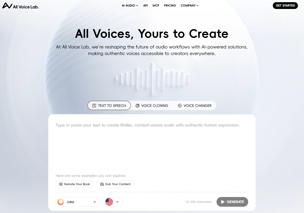 All Voice Lab Revolutionizing The AI Industry Through Voice Generation banner image